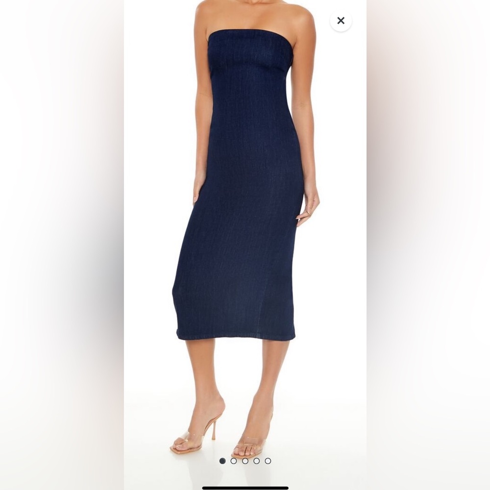 Denim Midi Dress